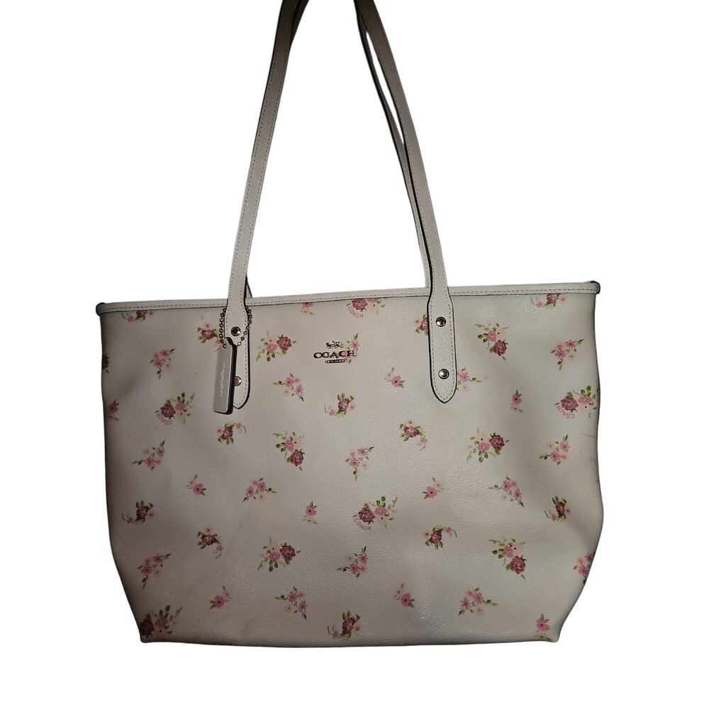 Coach F29487 City Zip Tote Prairie Print With Daisy
